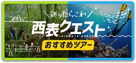 迷ったらこれ 西表クエスト IRIOMOTE QUEST おすすめツアー