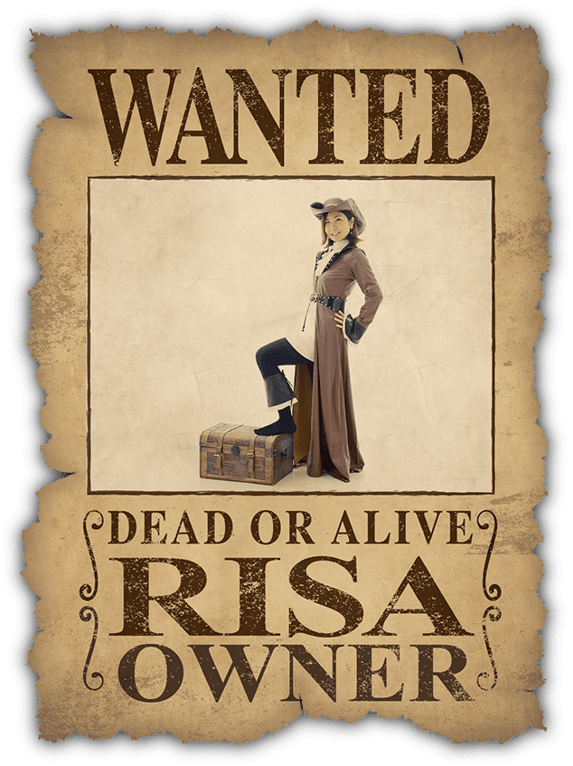 WANTED DEAD OR ALIVE RISA OWNER